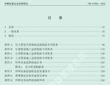 壓縮機(jī)行業(yè)標(biāo)準(zhǔn)能效:最新TSG D7006-2020《壓力管道監(jiān)督檢驗(yàn)規(guī)則》發(fā)布