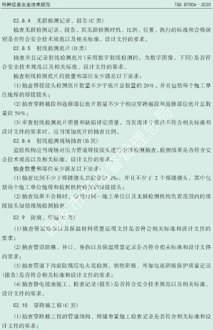 壓縮機(jī)行業(yè)標(biāo)準(zhǔn)能效:最新TSG D7006-2020《壓力管道監(jiān)督檢驗(yàn)規(guī)則》發(fā)布