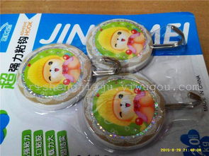 義烏商貿城明星產(chǎn)品解析 日昇家居RS5660圓形卡通印花強力粘鉤